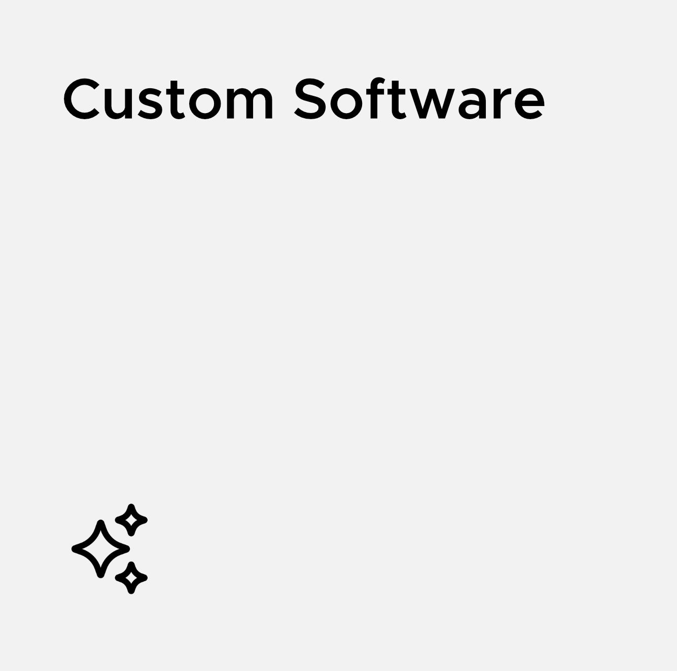 Custom Software