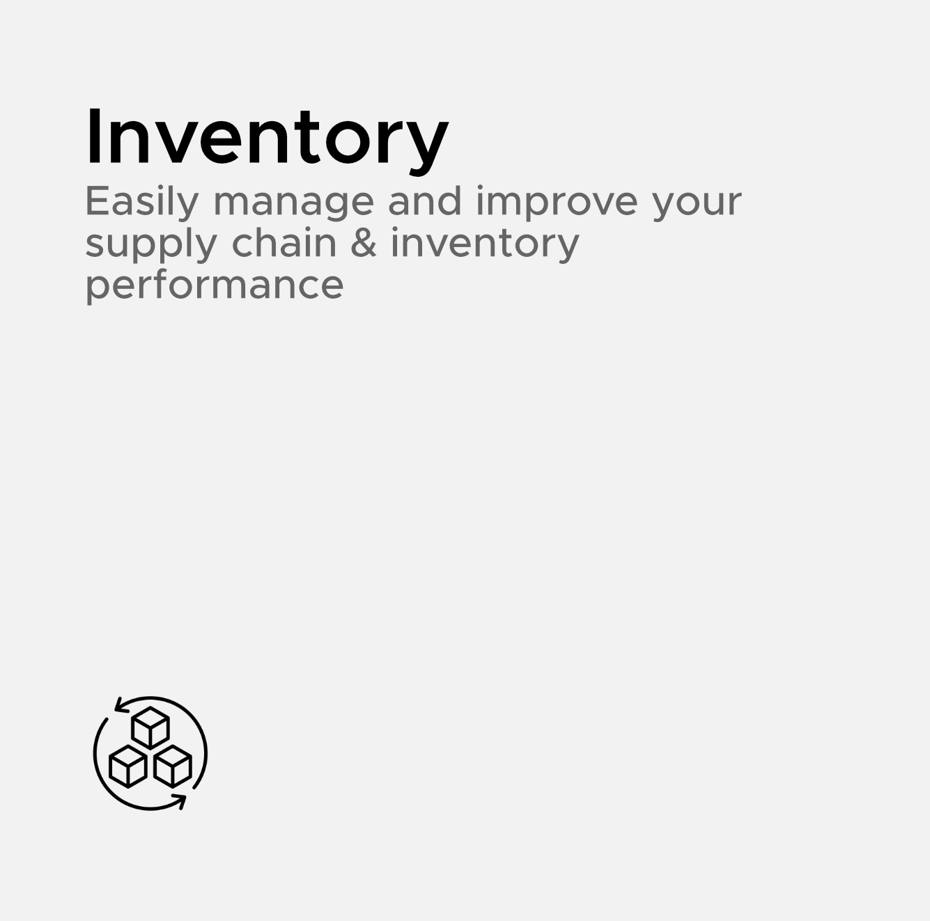 Odoo Inventory Module