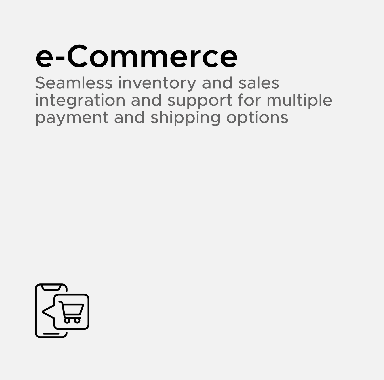 Odoo eCommerce Module