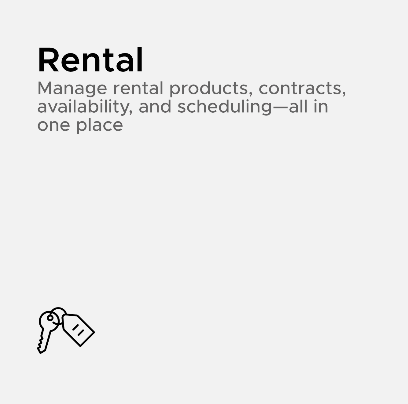 Odoo Rental Module